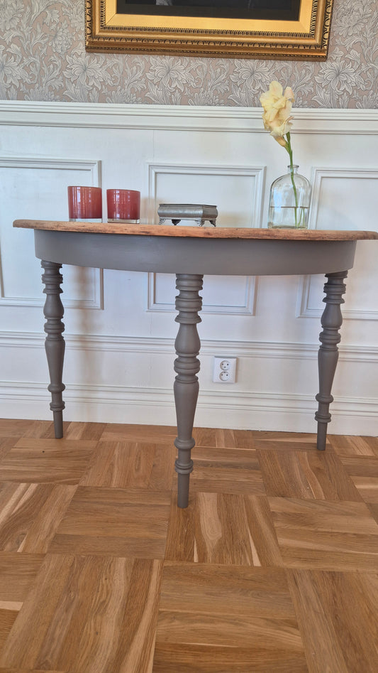 Halvmånebord - Vintage brown