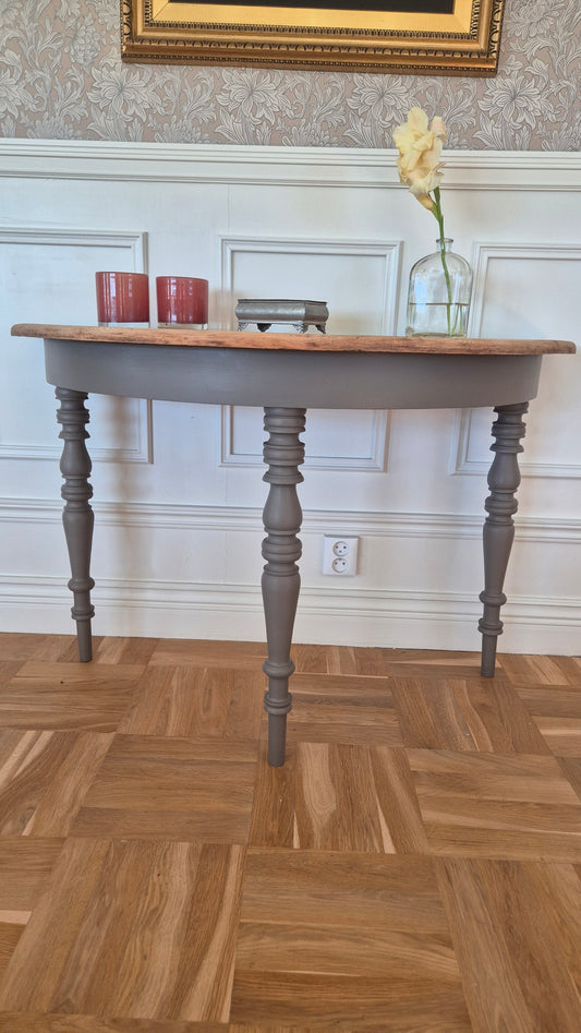 Halvmånebord - Vintage brown