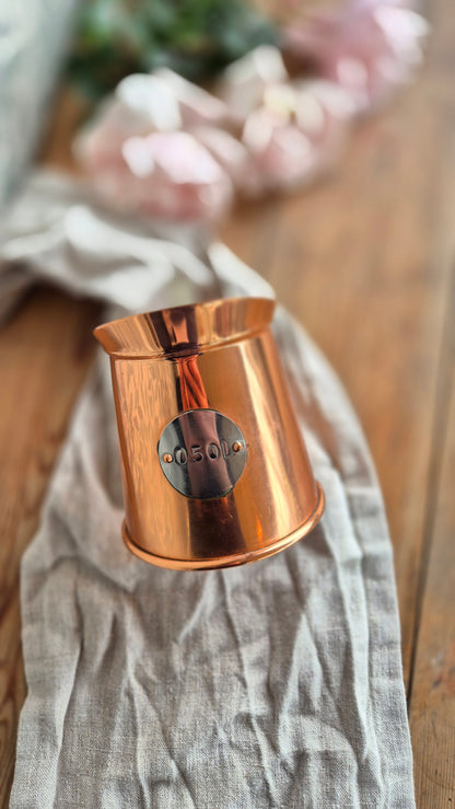 Decilitermått - Koppar 0,5 l