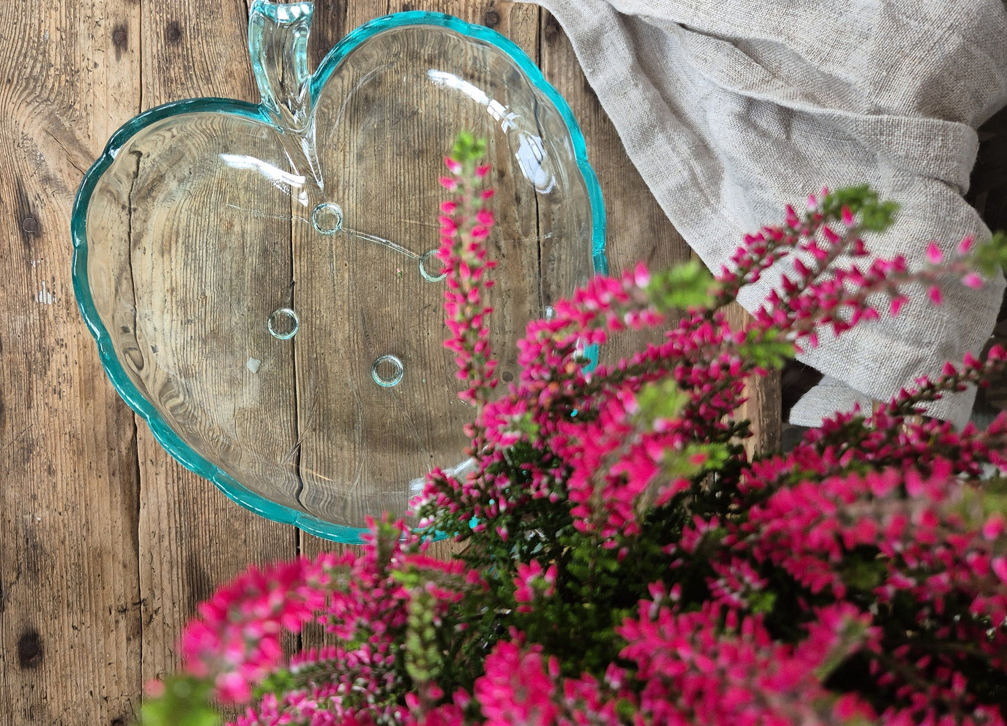 Äpplefat - Grönt glas