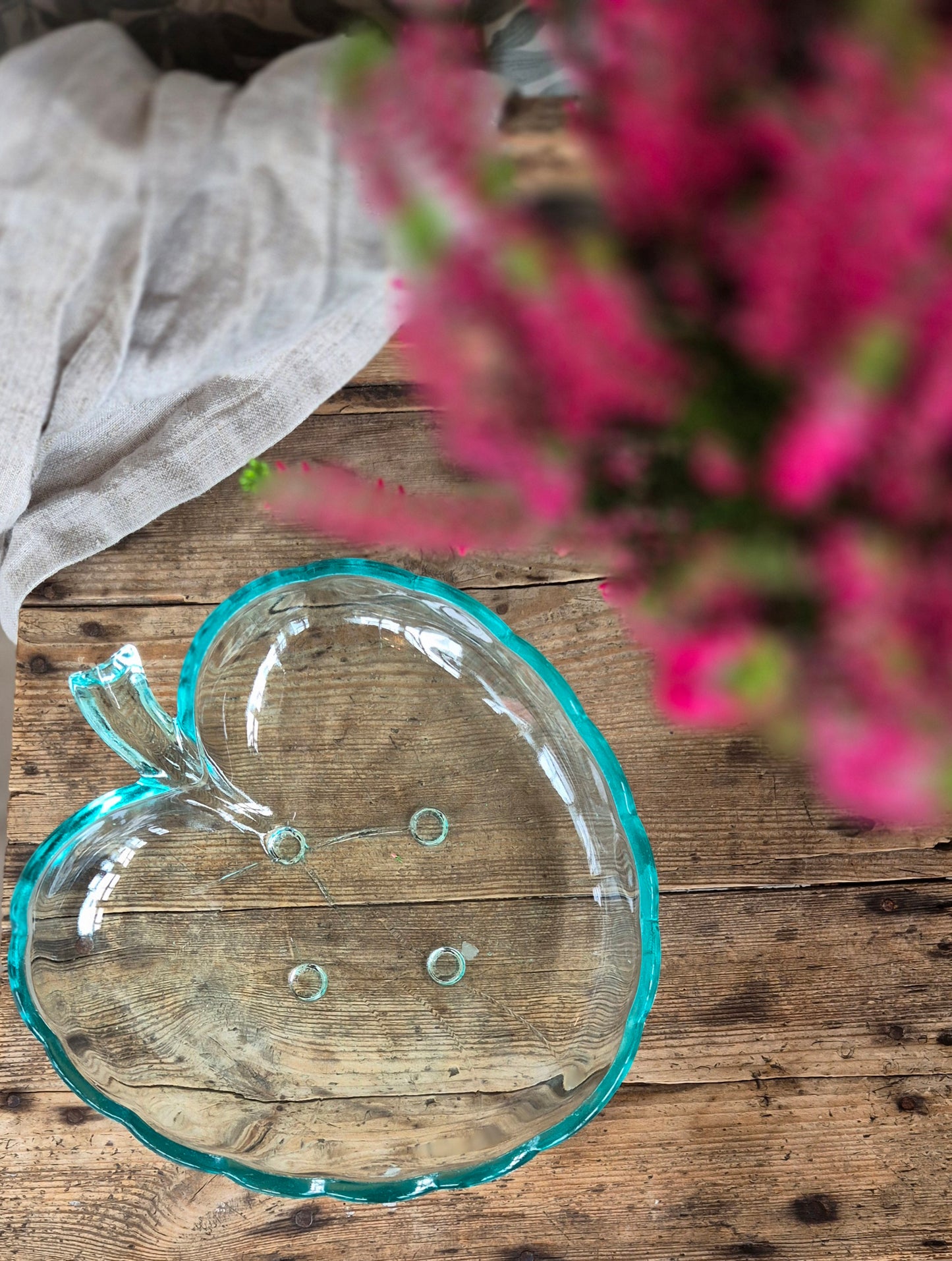 Äpplefat - Grönt glas