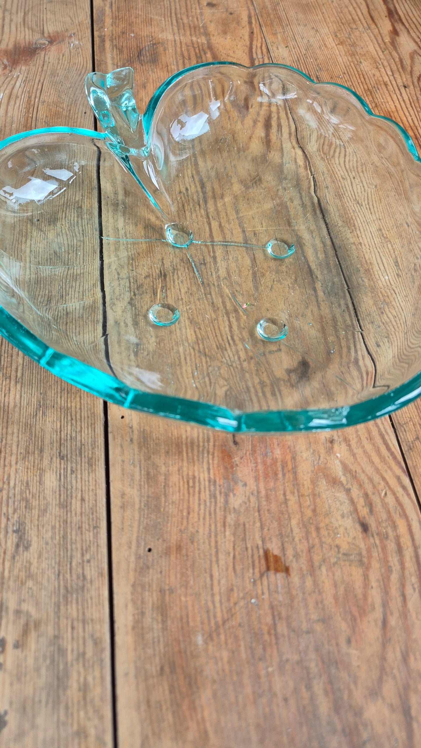 Äpplefat - Grönt glas