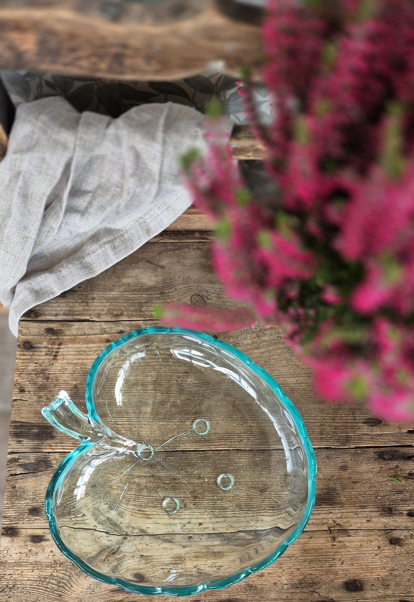 Äpplefat - Grönt glas