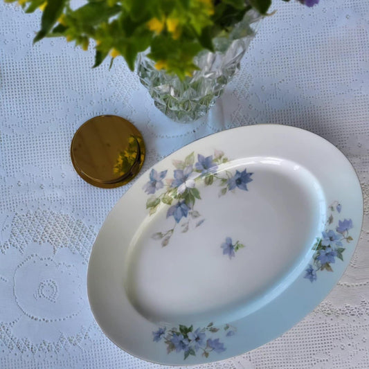Uppläggningsfat - Blommigt