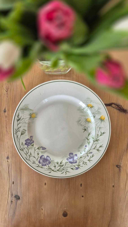 Blommig mattallrik - Churchill