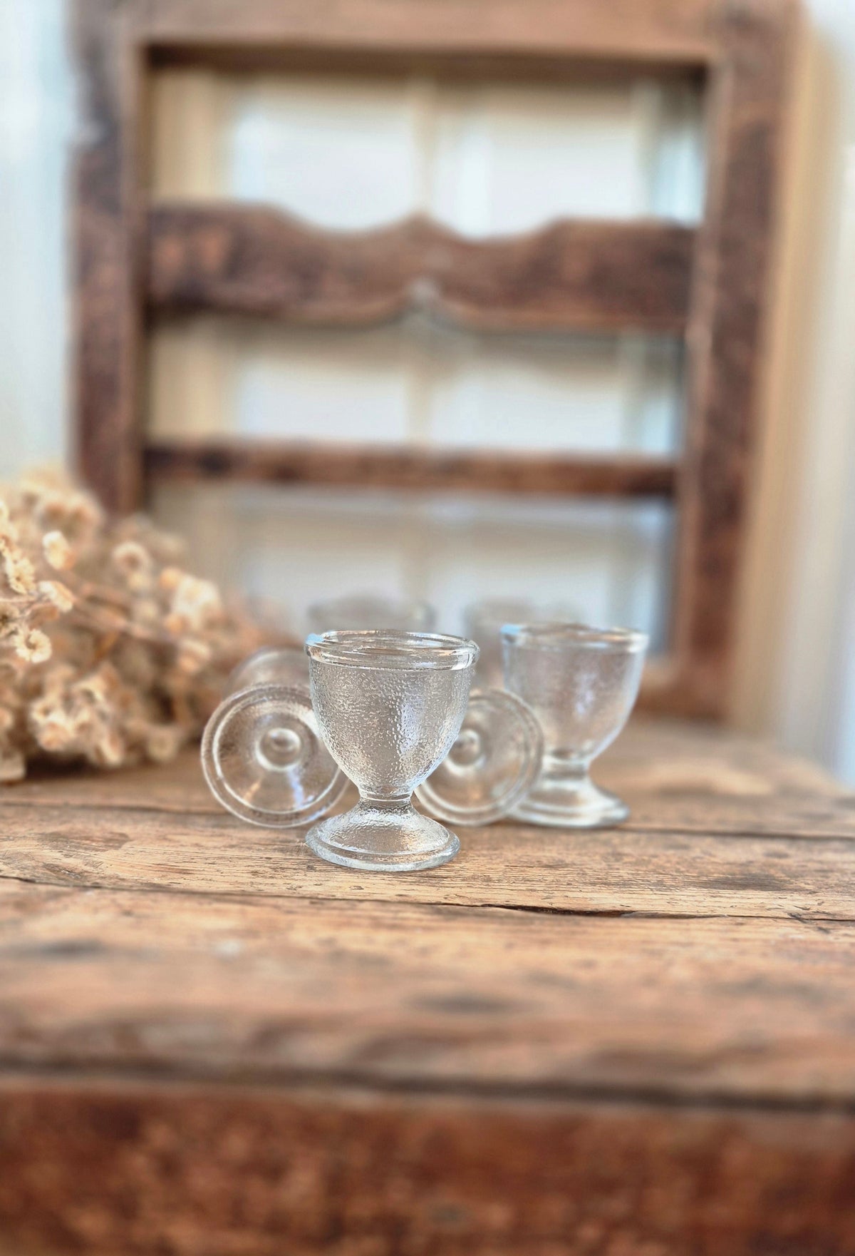 Äggkopp i glas - Wallemyrans Vintage