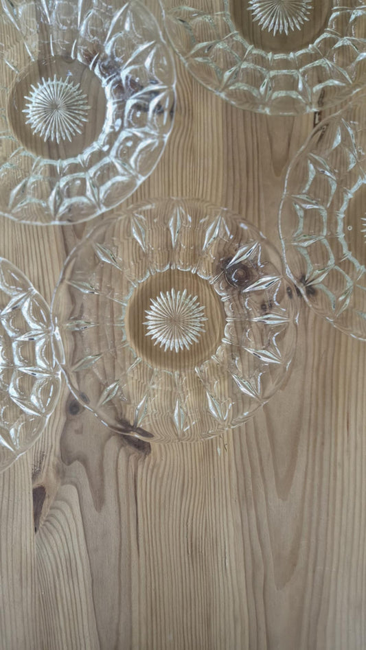 Assietter - Glas 5 st - Wallemyrans Vintage