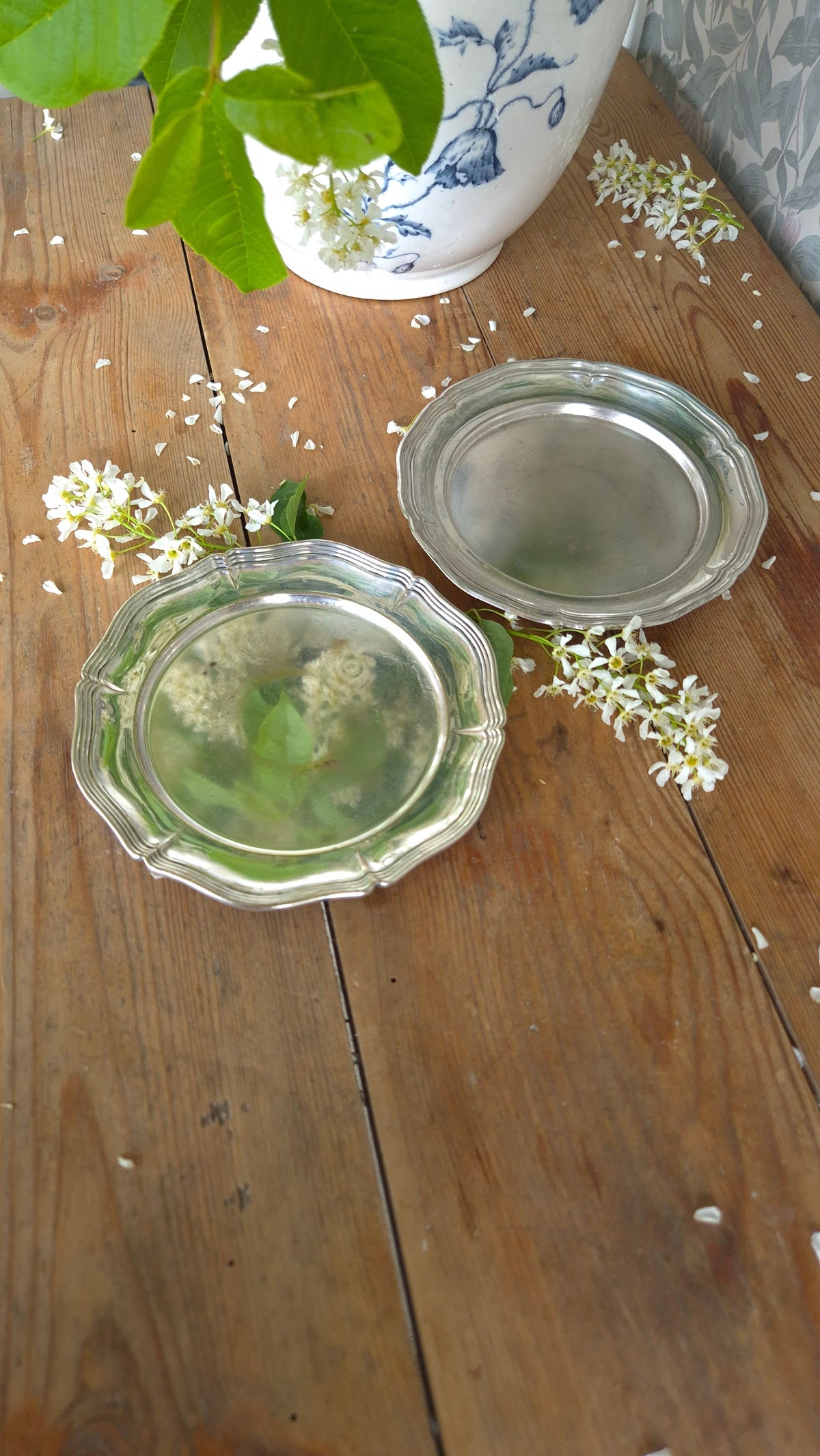 Flaskunderlägg i nysilver - Wallemyrans Vintage