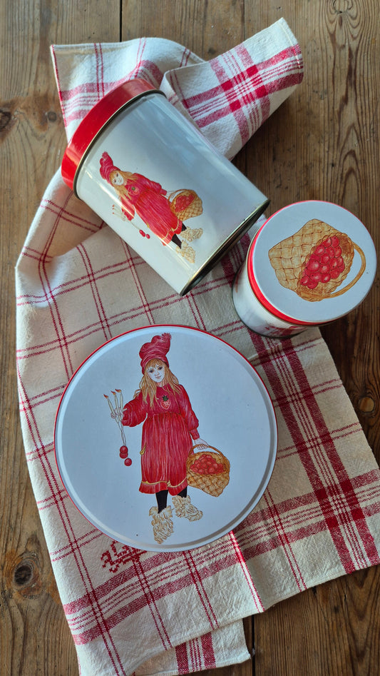 Plåtburk Jenny Nyström - Stor - Wallemyrans Vintage