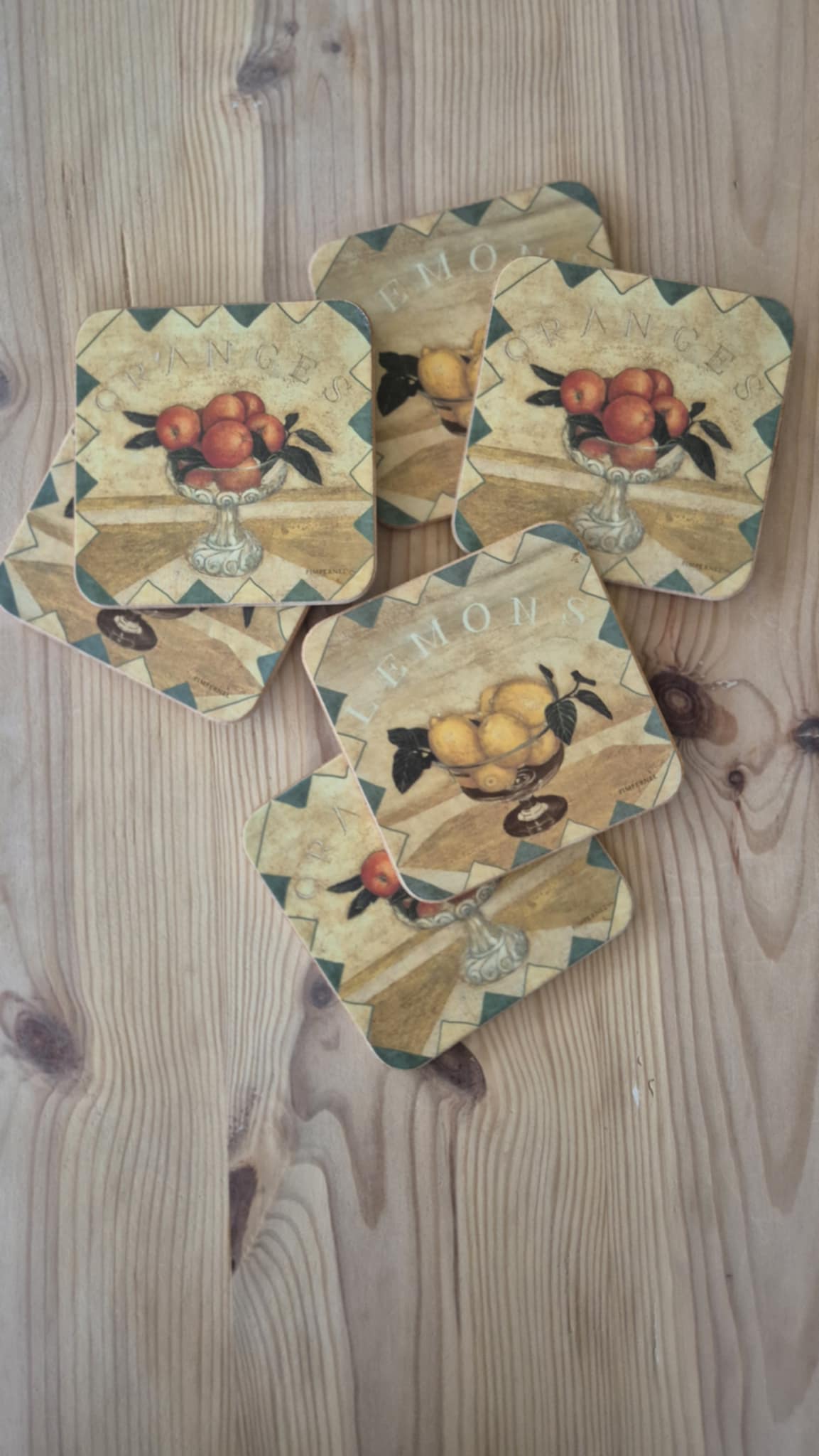 Glasunderlägg - Frukt - Wallemyrans Vintage