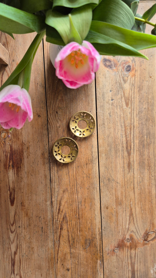 Ljusmanschett i mässing