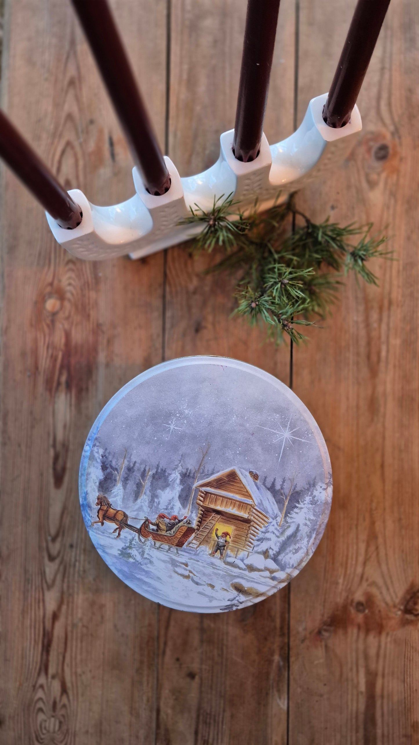 Plåtburk - Julmotiv