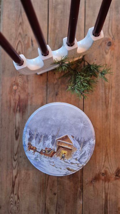 Plåtburk - Julmotiv