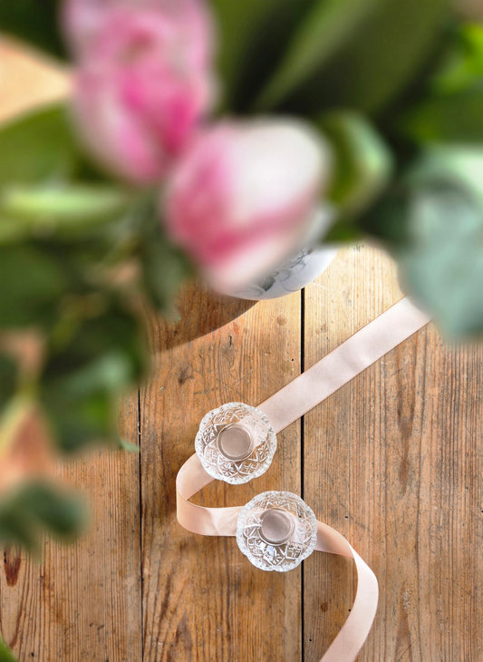 Ljusmanschett i  glas