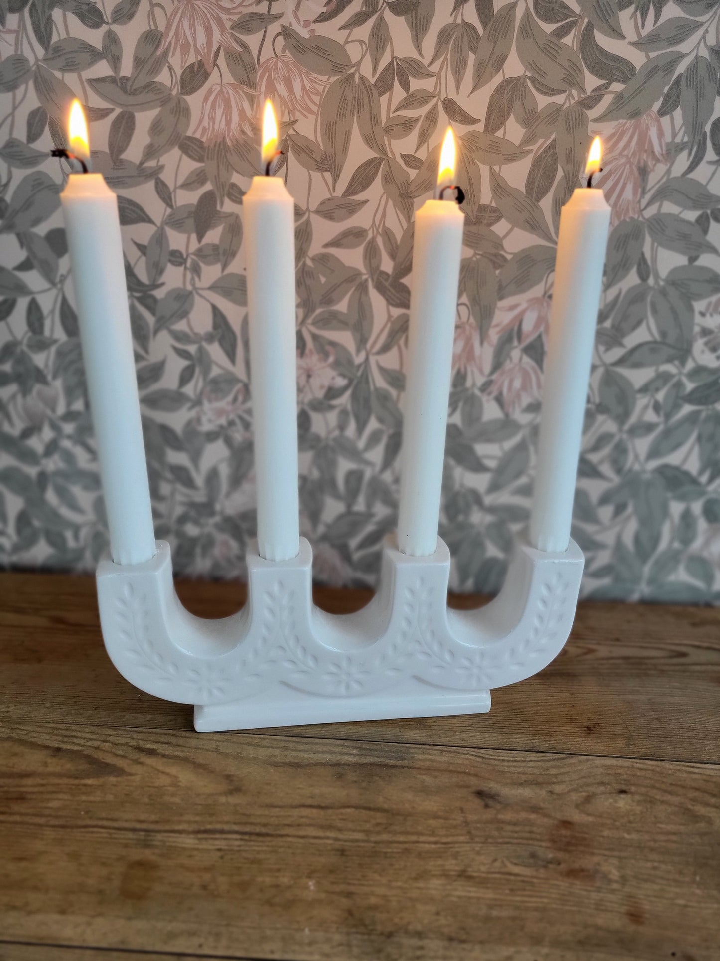 Adventsljusstake - Porslin