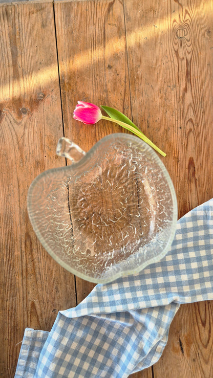Glasskål äpple