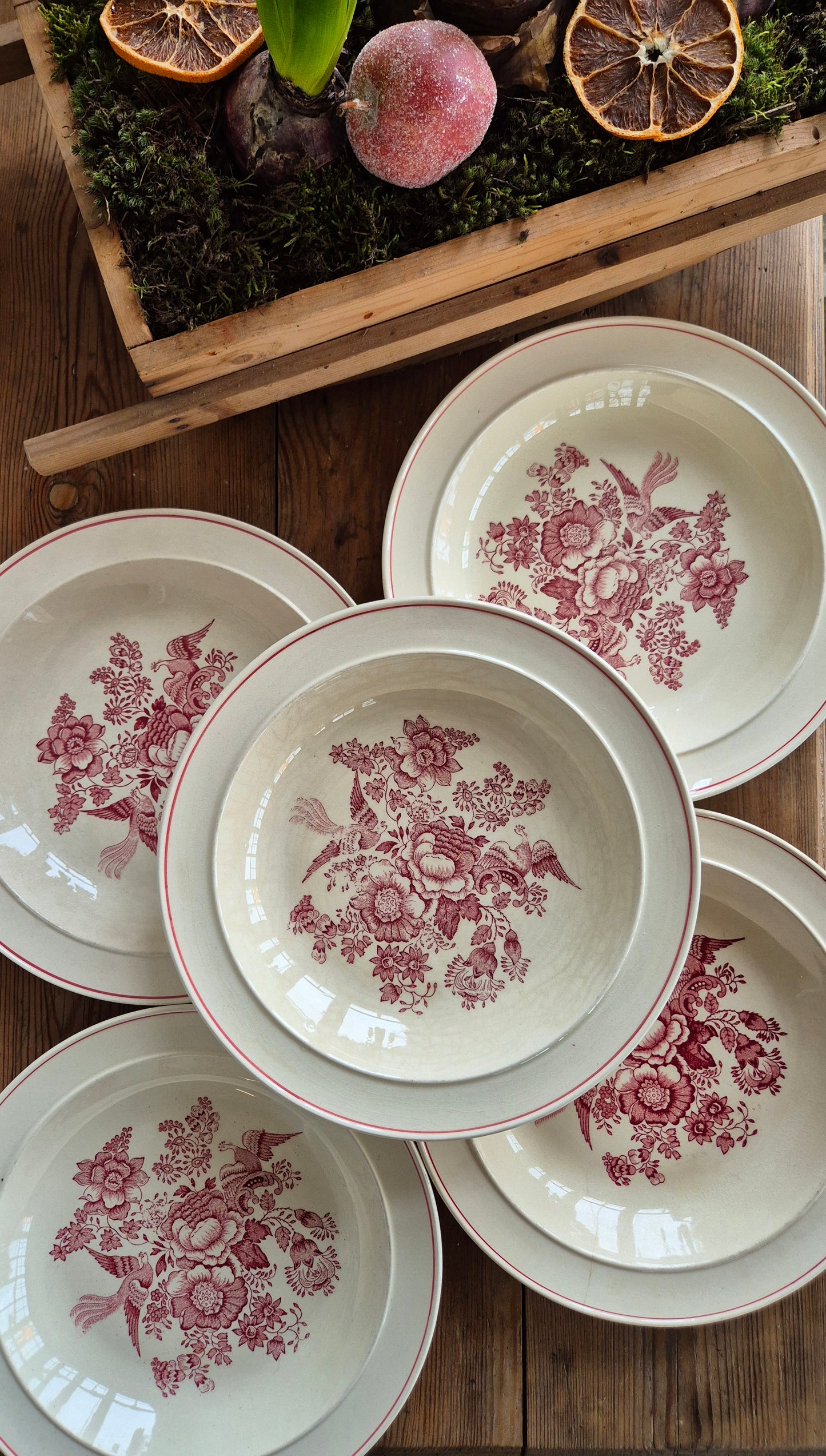 Djupa tallrikar - Fasan Gustavsberg