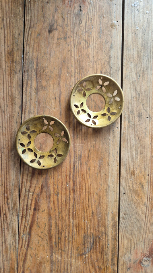 Ljusmanschett i mässing