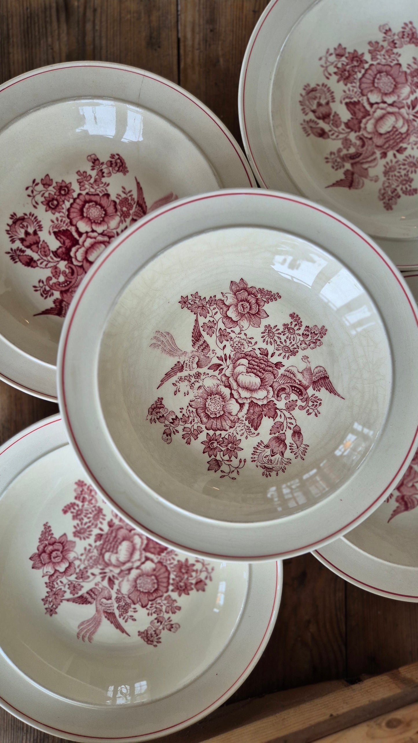 Djupa tallrikar - Fasan Gustavsberg