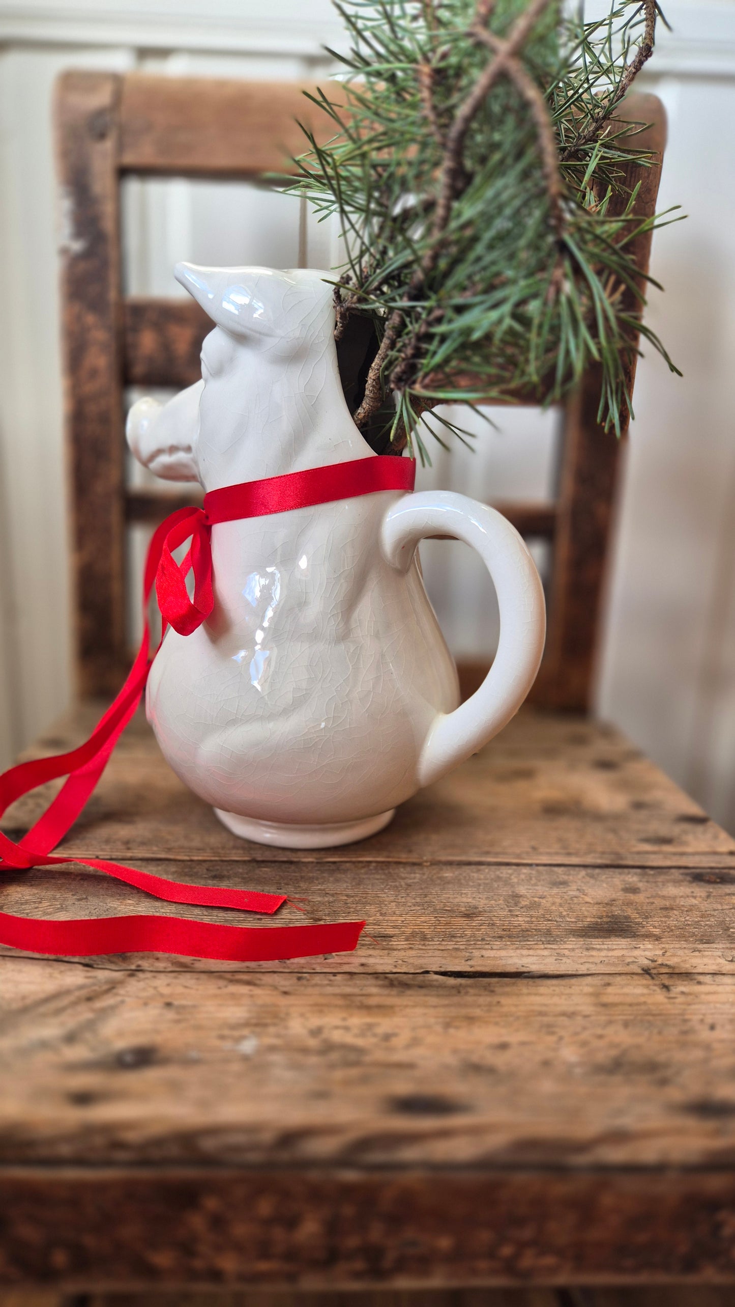 Porslinskanna - Gris