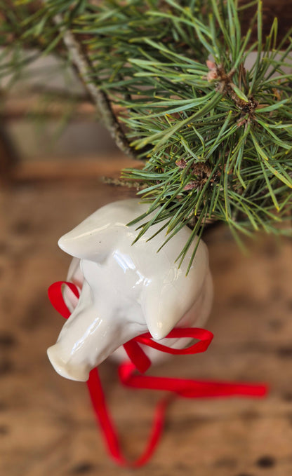 Porslinskanna - Gris