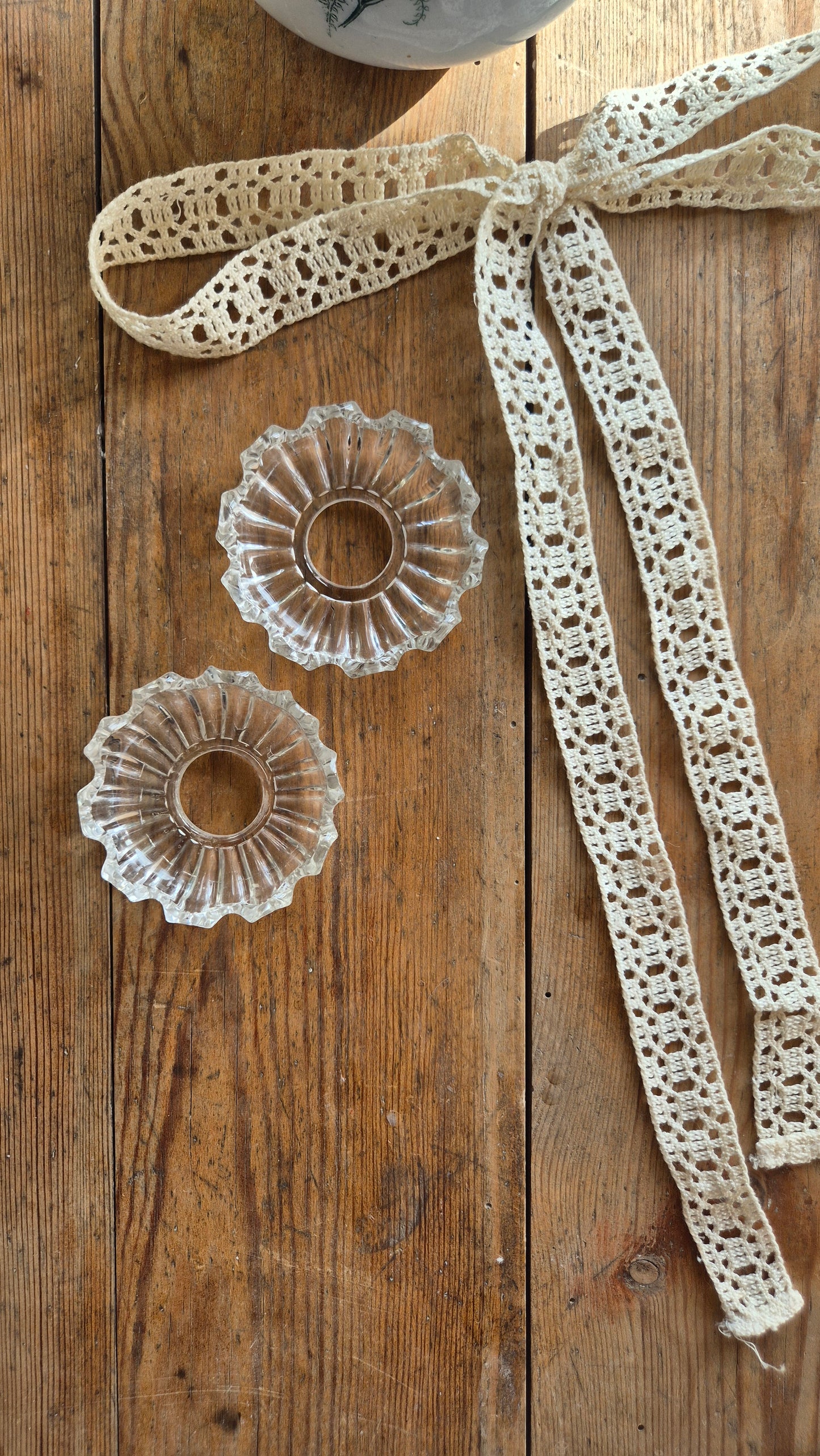 Ljusmanschett i glas