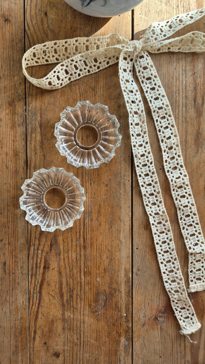 Ljusmanschett i glas