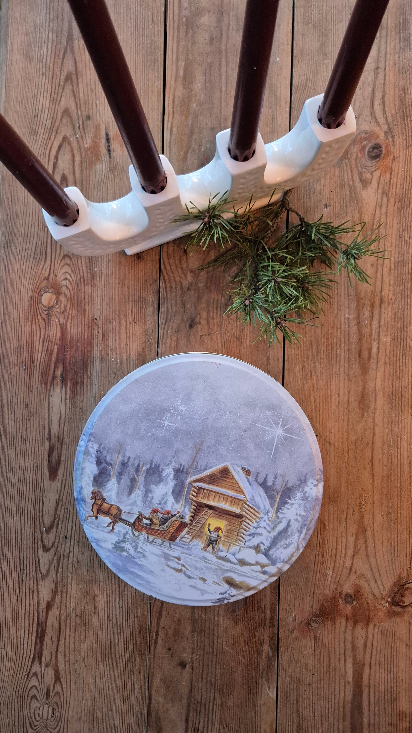 Plåtburk - Julmotiv