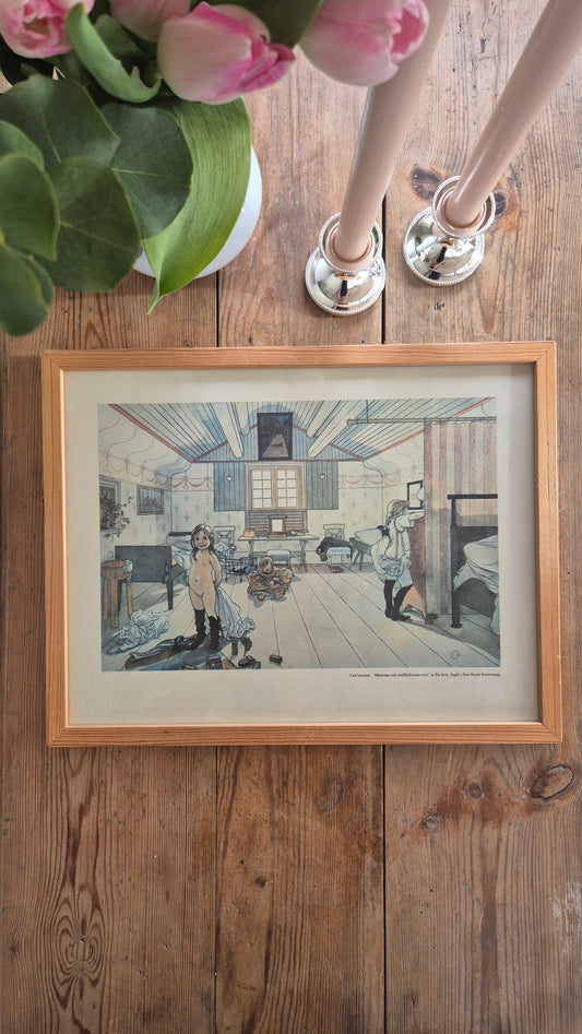 Tavla "Mammas och småflickornas rum" - Carl Larsson