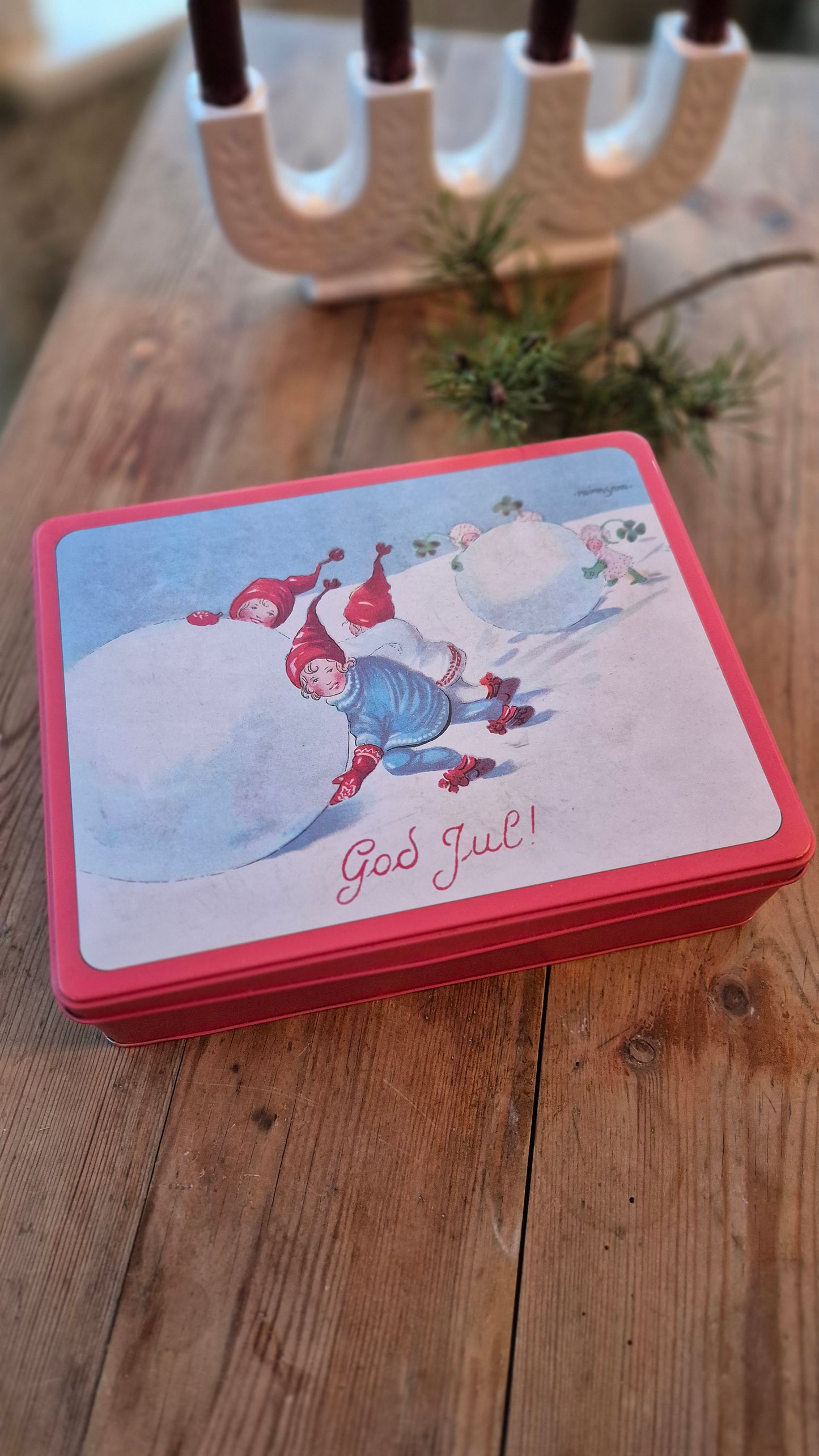 Plåtburk - God jul
