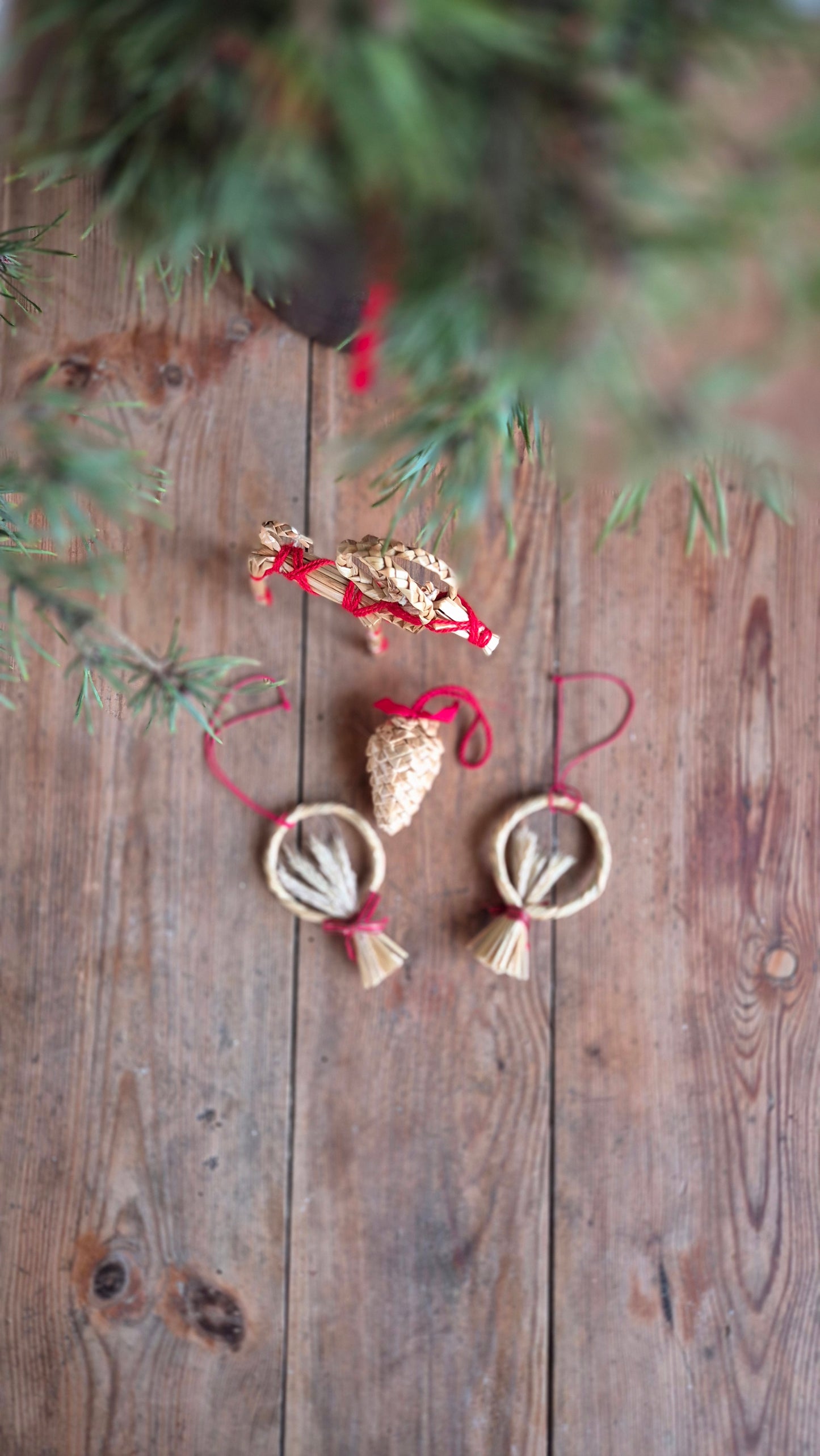 Julhängen i halm - Julbock