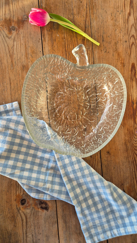 Glasskål äpple