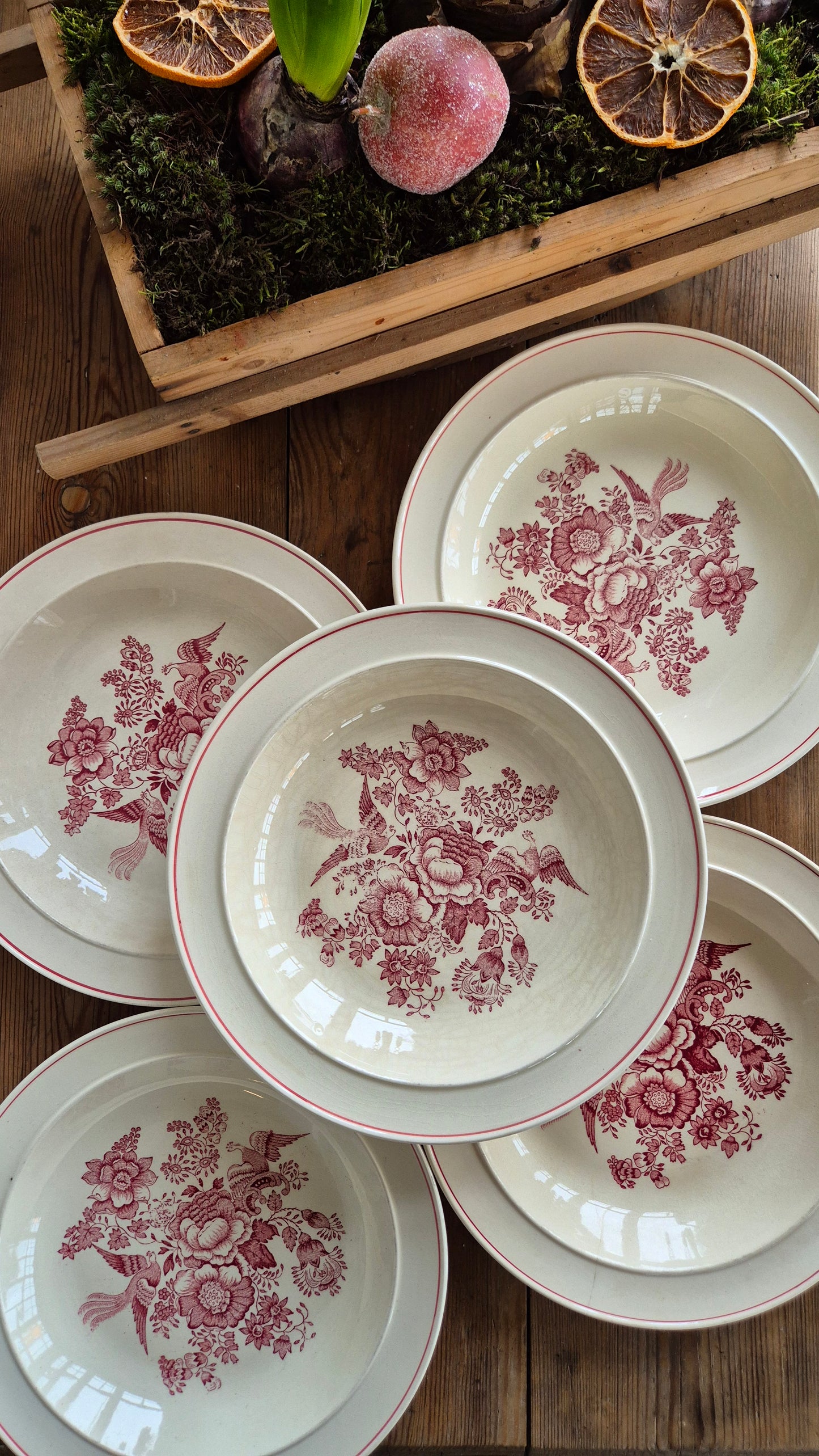 Djupa tallrikar - Fasan Gustavsberg