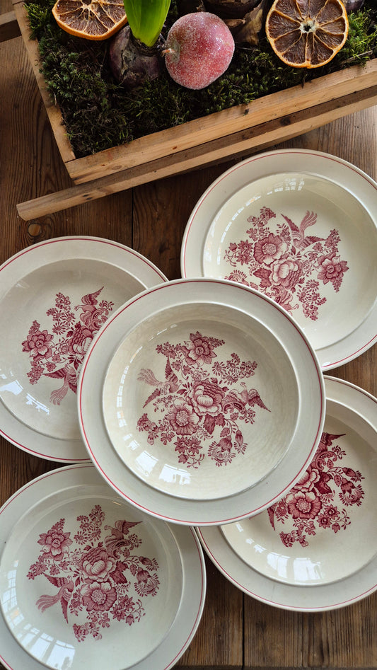 Djupa tallrikar - Fasan Gustavsberg