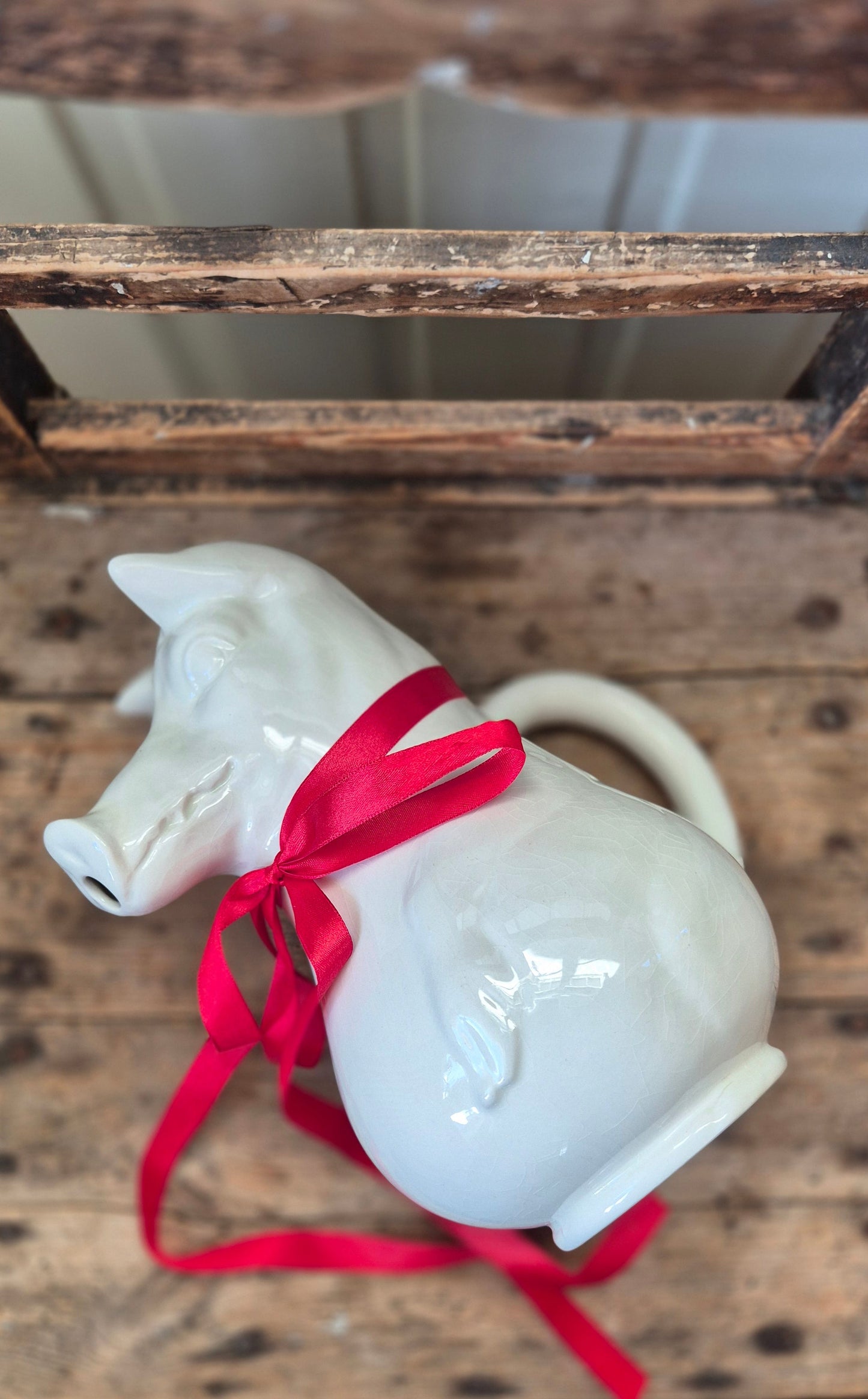 Porslinskanna - Gris