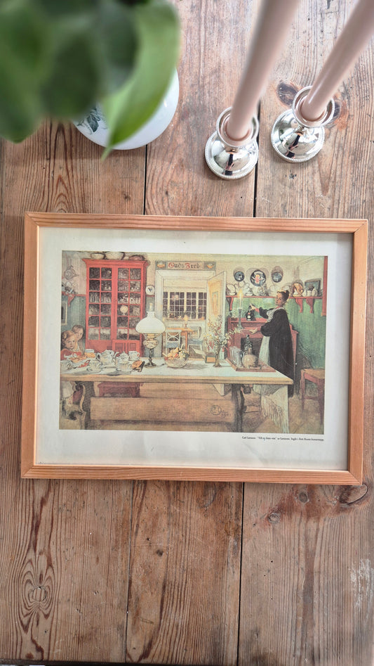 Tavla "Till en liten vira" - Carl Larsson