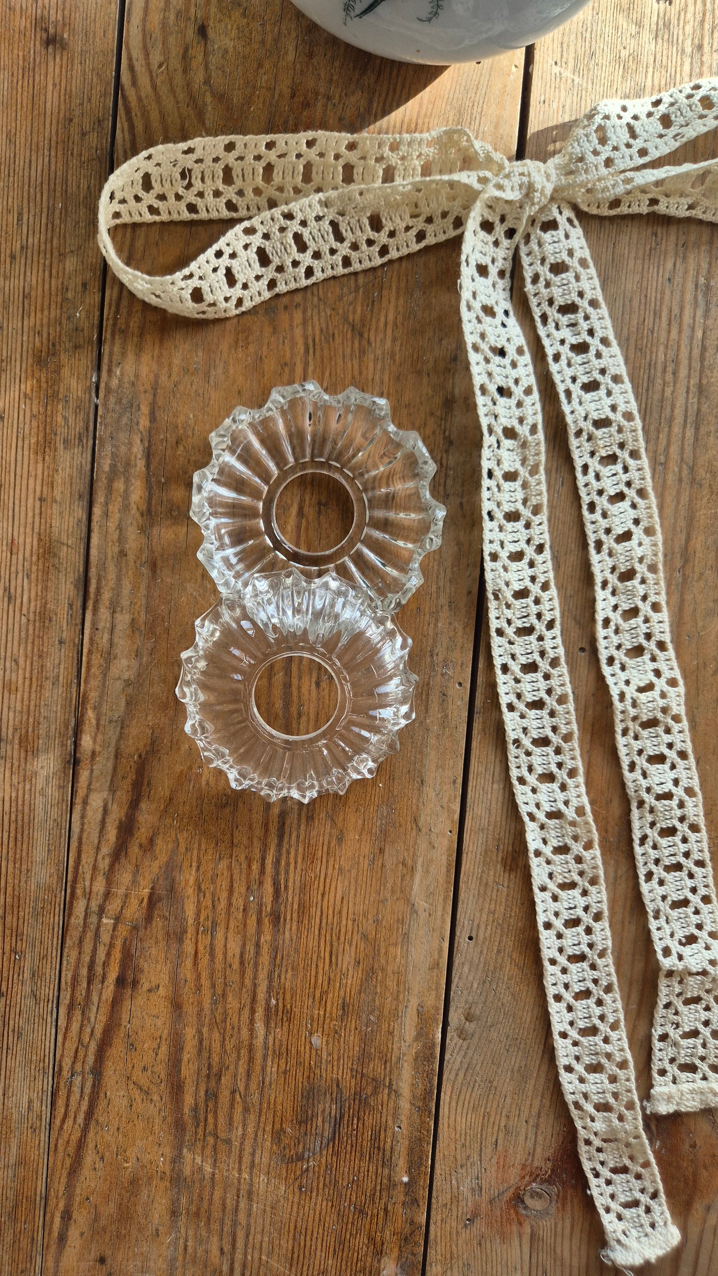 Ljusmanschett i glas