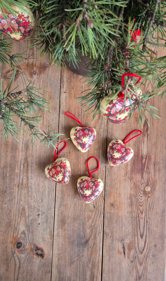 Julgranshängen - Hjärtan